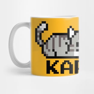 Karma - Gray Striped Cat Mug